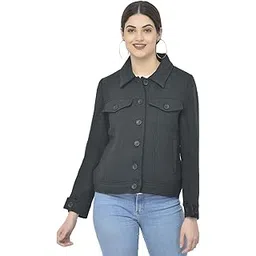 crimsoune club Women Green Solid Spread Collar Blazer-picture-16