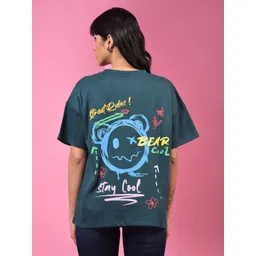 Crimsoune Club Women Printed Oversized T-shirt-picture-10