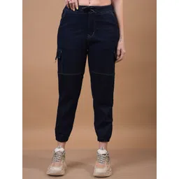 Crimsoune Club Women Solid Regular Fit Mid-Rise Stretchable Jeans-picture-30