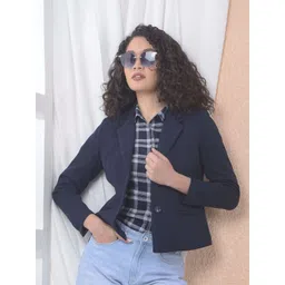 crimsoune club Women Solid Single Breasted Festive & Wedding Blazer-picture-16