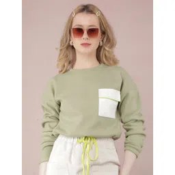 Crimsoune Club Women Solid Sweatshirt-picture-18