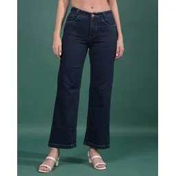 crimsoune club Women Wide Jeans with 5-Pocket Styling-picture-10