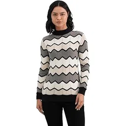 crimsoune club Women's Black Chevron Sweater-picture-30
