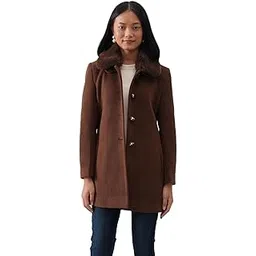 crimsoune club Women's Brown Coat-picture-31