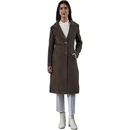crimsoune club Women's Brown Over-Coat-picture-26