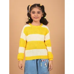 Crimsoune Club Yellow Acrylic Regular Fit Sweater-picture-19