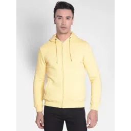 Crimsoune Club Yellow Slim Fit Hooded Sweatshirt-picture-25