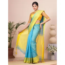 Crochetin Woven Design Handloom Saree-picture-23