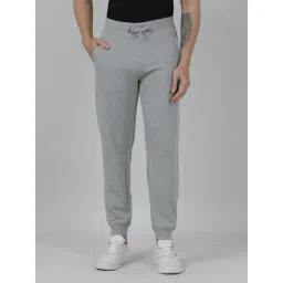 Crocodile Grey Mel Cotton Regular Fit Track Pants-picture-11