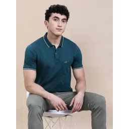 Crocodile Men Striped Polo Collar Pockets Slim Fit T-shirt-picture-18