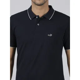 Crocodile Polo Collar Slim Fit Cotton T-shirt image 2