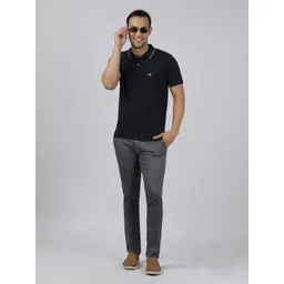 Crocodile Polo Collar Slim Fit Cotton T-shirt image 5