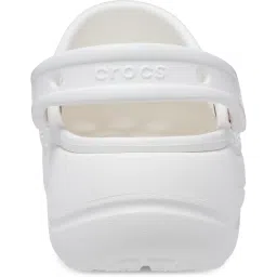 Crocs Baya Platform Women White Clogs image 5