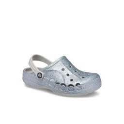 Crocs Kids Baya Silver Back Strap Clogs image 3