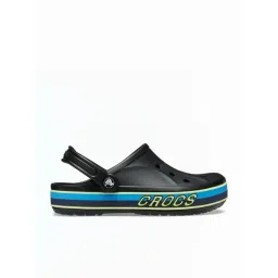 Crocs Kids Bayaband Black Back Strap Clogs-picture-38