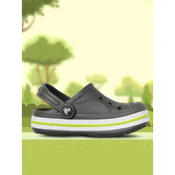 Crocs Kids Grey Bayaband Clogs-picture-25