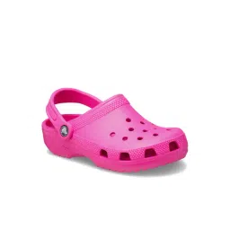 Crocs Kids Pink Crush Back Strap Clogs-image-9
