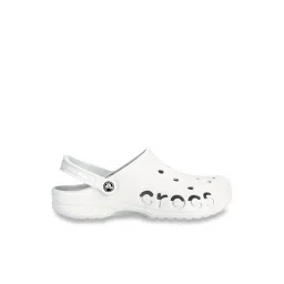Crocs Unisex Baya White Back Strap Clogs image 2