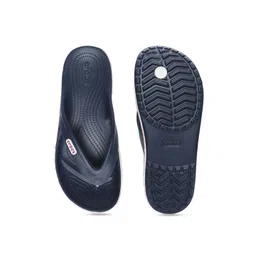 Crocs Unisex Blue Solid Bayaband Thong Flip-Flops image 5
