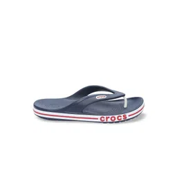 Crocs Unisex Blue Solid Bayaband Thong Flip-Flops image 3