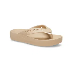 Crocs Women Baya Flatform Flipflops Beige-picture-22