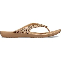 crocs Women Kadee Flip 206398-98R Leopard/Gold W5-picture-27