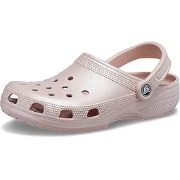 crocs Womens Classic Shimmer Clog Pink Clay Classic Pink Clay Clog Unisex Adult (Pink Clay, Numeric_7)-picture-39