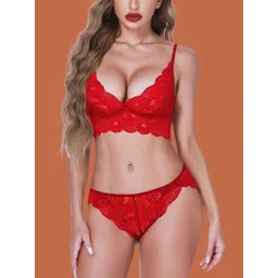 CROSAL Laced Sleeveless Baby Doll-picture-21