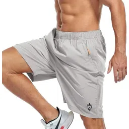 cross spirit Solid Men Grey Sports Shorts-picture-28