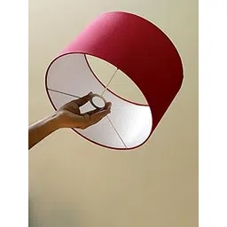 Crosscut lamps shade only 12 Inch B22 type (Lily Red)-picture-27