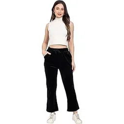 crosstrap Velvet Cotorised pajama Women Warm Fluffy Pajama Loose Fleece Pullover Pant Sleepwear-picture-51