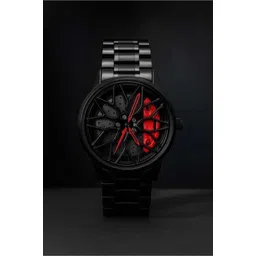 Car wheel/spinning/Rotating/Gyro/Red Analog Watch - For Men Red Analog Watch For Men spi1-image-34