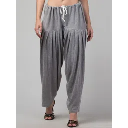 CROWN KING GARMENTS Women Mid-Rise Woolen Loose Fit Salwar-picture-32