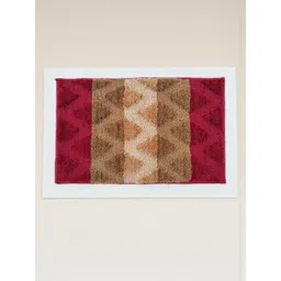 CROWN MATTINGS Red 1400 GSM Microfibre Bath Rugs-picture-28