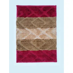 CROWN MATTINGS Red 1400 GSM Microfibre Bath Rugs-picture-35