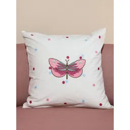 Crown of Poppies Pink Square Cushion Covers-picture-13