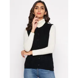 Crozo By Cantabil Black Cardigans-picture-24