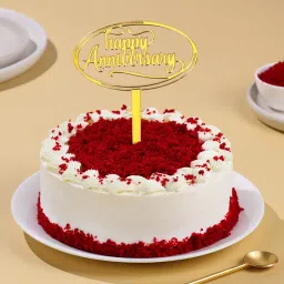 Crumbled Red Velvet Anniversary Cake-picture-21