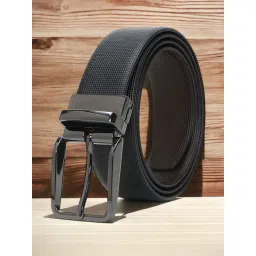 Crusset Black Leather Formal Belt for Men-picture-18