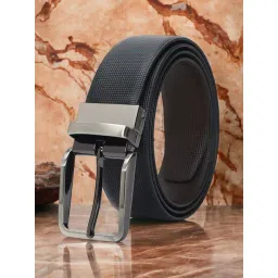 Crusset Black Leather Formal Belt for Men-picture-14