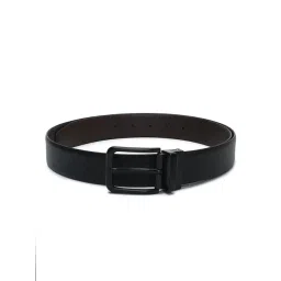 Crusset Black Leather Formal Belt for Men image 2