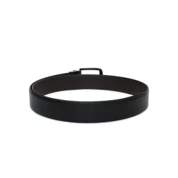 Crusset Black Leather Formal Belt for Men image 3