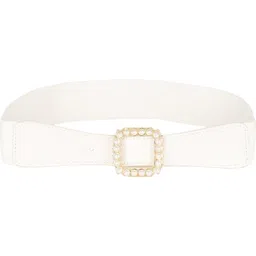 crusset Women Casual White Synthetic Belt-picture-11