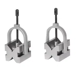 Crystal 2 Inch Hardened and Ground V Block With Clamp Set of 2 Pcs 1711P-picture-42