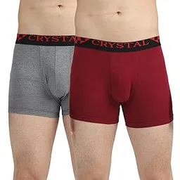 crystal Men's Cotton Elastane Lido Stretch Trunks - Assorted - Multipack-picture-27