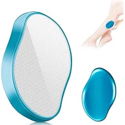 Crystal Hair Eraser, Crystal Hair Remover, Hair Remover Tool for Arms Legs, Magic Hair Eraser for Women and Men, Portable Mild Hair Remover, Reusable - Blue-picture-44