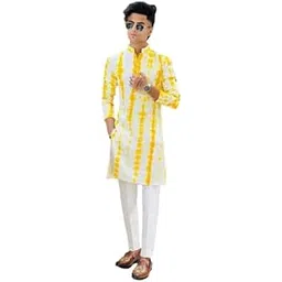 crystal revenue Men's Kurta with Classic Sequence Design-picture-13