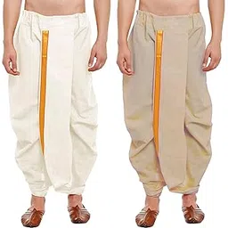 crystal revenue Ready to Wear Mahraj Dhoti for men (Elastic Readymade Dhoti Pant)-picture-49