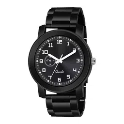 CSAMON Men Solid Dial & Silicon Bracelet Style Straps Analogue Watch PEDO BLK1001 NEW PU-picture-36