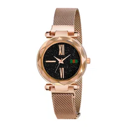CSAMON Women Bracelet Style Straps Analogue Watch GR_379_Rose_Gold_Roman_CS-picture-20